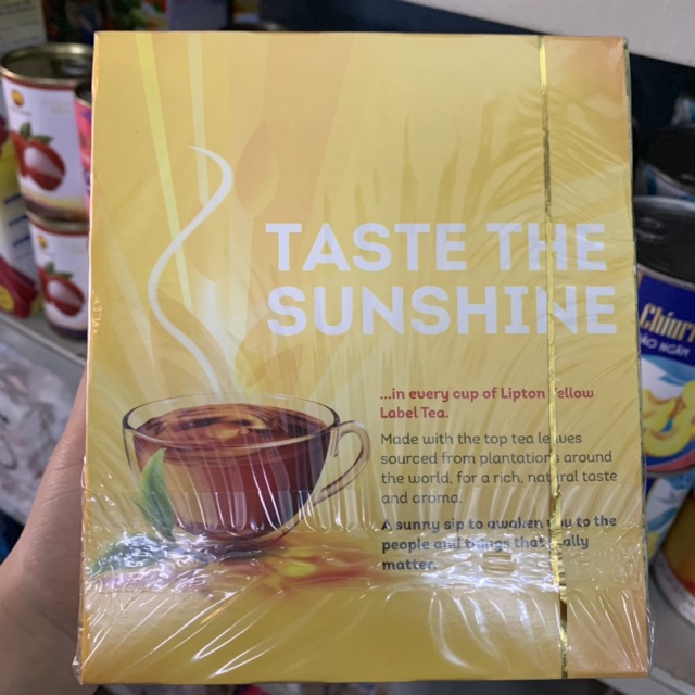 [HCM]Trà Lipton nhãn vàng 100 gói