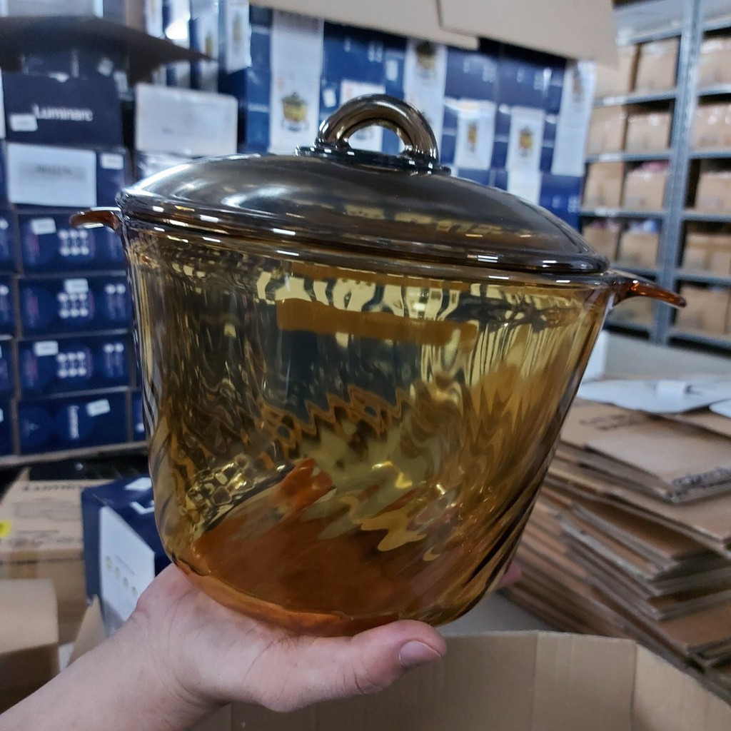 [Mã HLSNVV1212 giảm 15% đơn 99K] Nồi thủy tinh 3.5L Luminarc Amberline Trianon Eclipse D2795