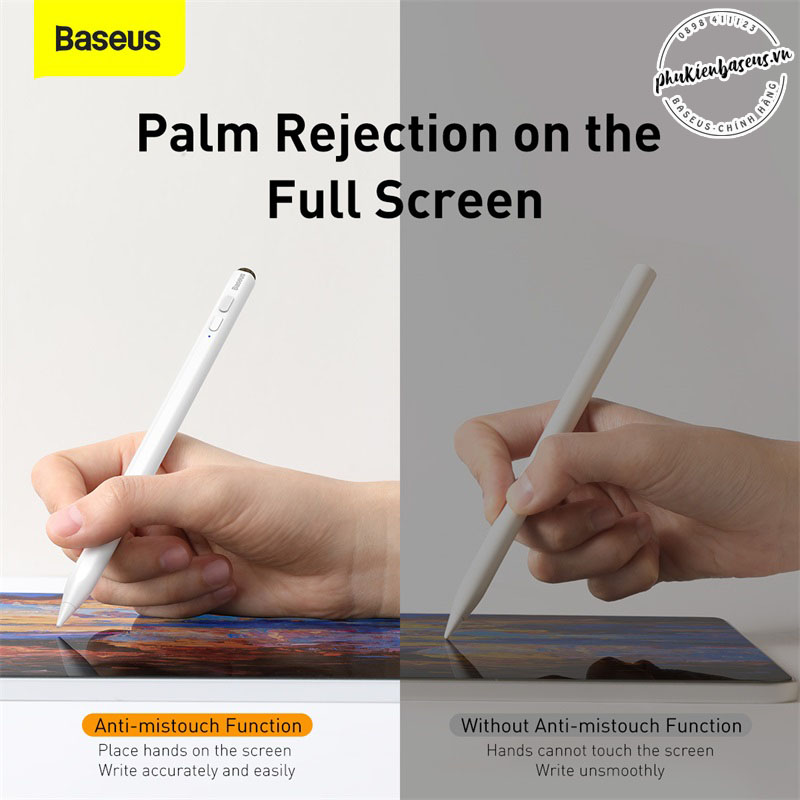 Bút cảm ứng Baseus Smooth Writing Capacitive Stylus dùng cho iPad Pro Smartphone Tablet Android