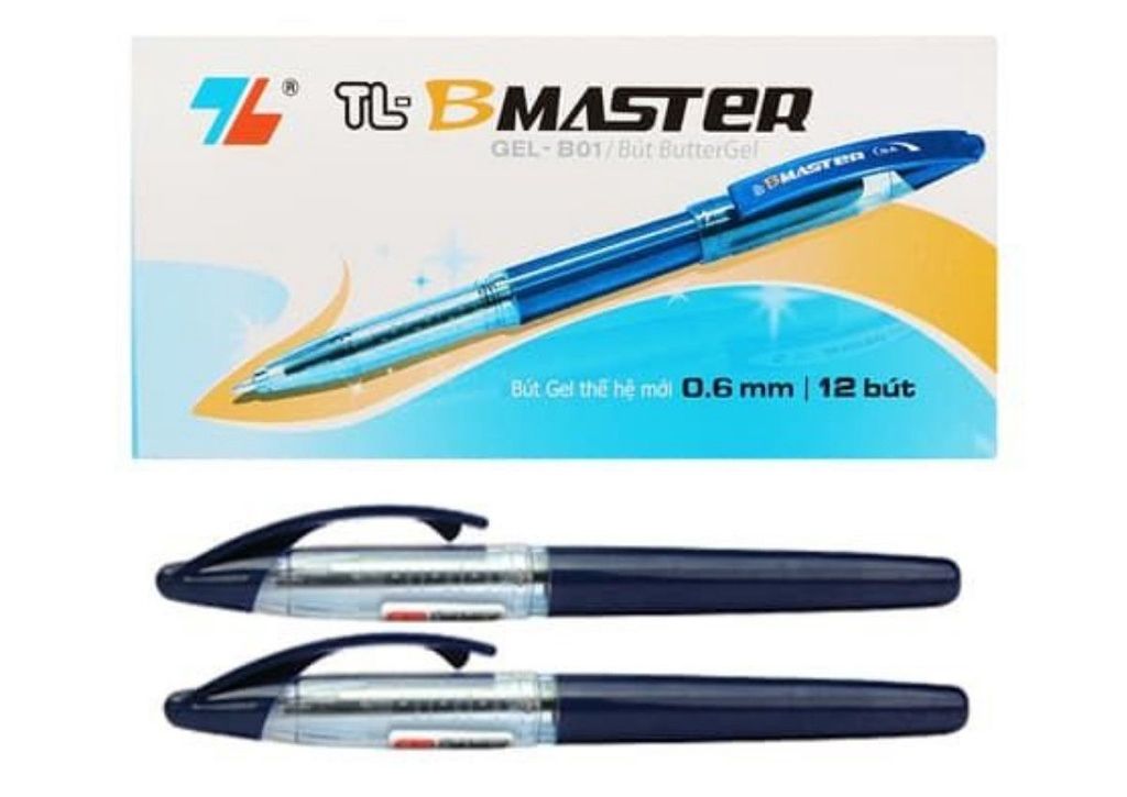 Hộp 10 bút gel b thiên long gel-b01 0.6mm