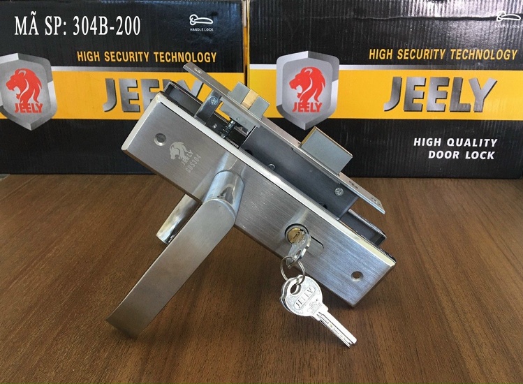 KHÓA CỬA PHÒNG JEELY  304-200 ( sus 304)