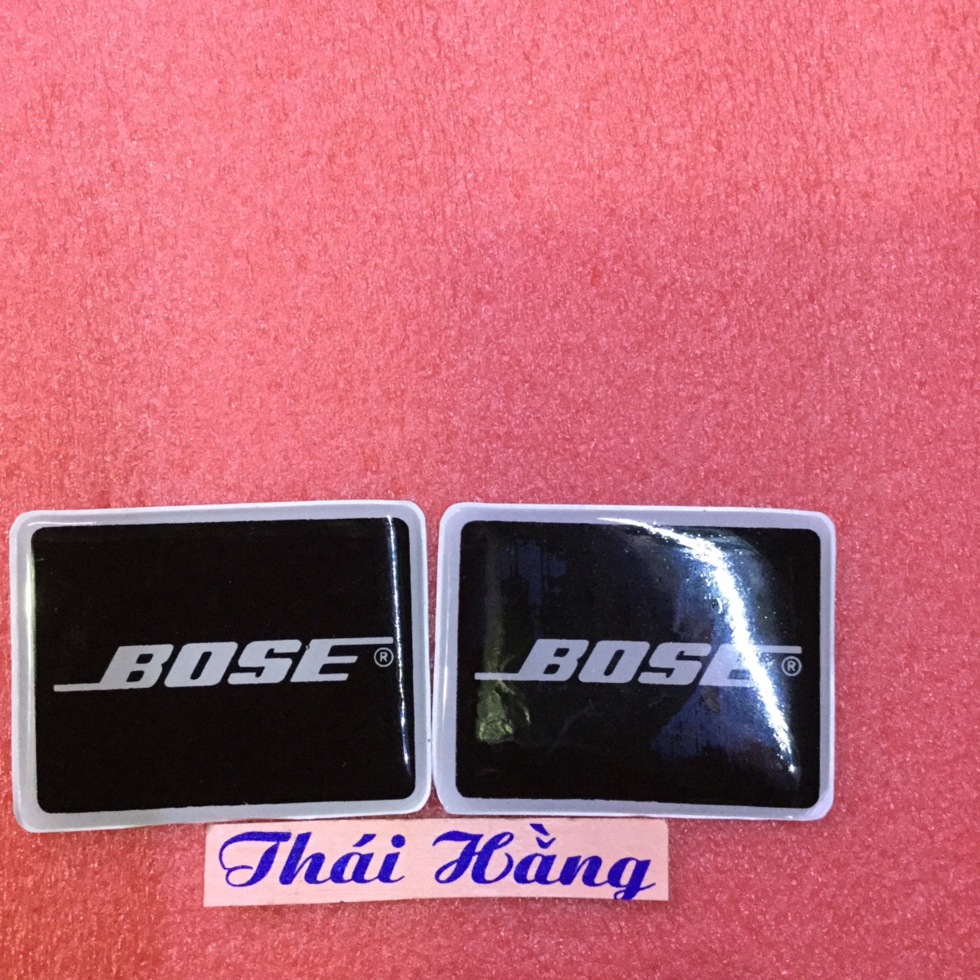1 đôi tem cho loa nhựa dẻo 6x4.5 cm