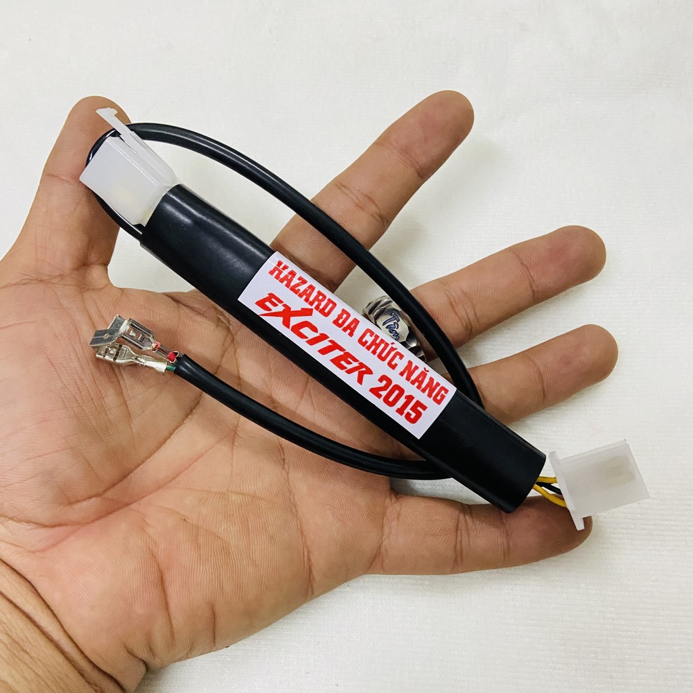 (EXCITER 150) Bộ mạch tạo chớp HAZARD, Bộ mạch sẵn jack zin tạo chớp HAZARD xinhan gắn cho các dòng EXCITER 150 đời 2015 đến 2018