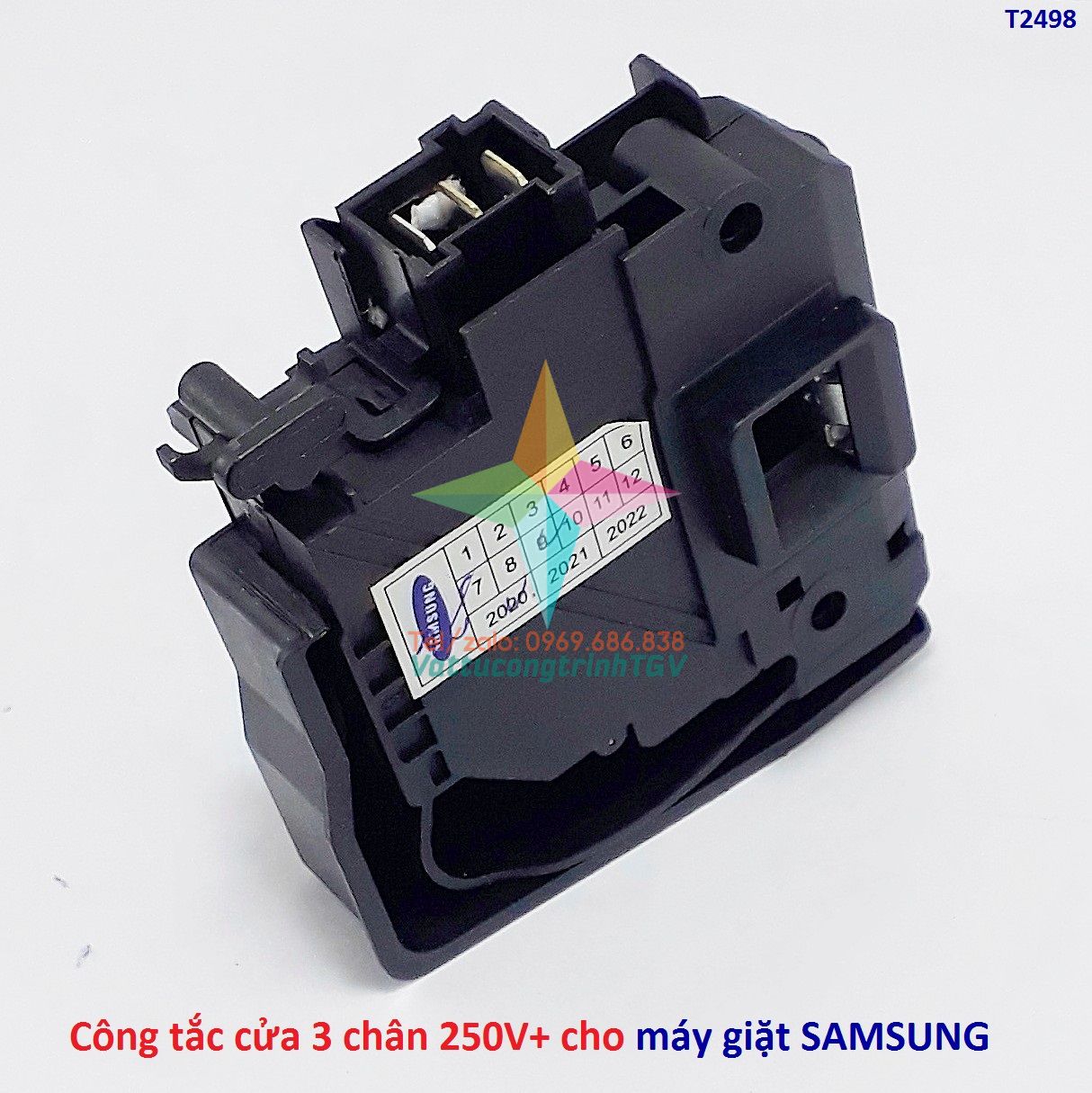 Công tắc cửa 3 chân 250V+ cho máy giặt SAMSUNG