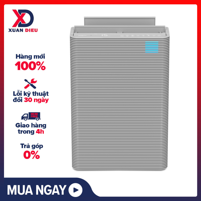 Bảng giá Máy lọc không khí Hitachi EP-PF90J Màng lọc HEPA tiêu chuẩn H13 giúp loại bỏ 99,97% bụi mịn ,Báo hiệu chất lượng không khí trong phòng bằng đèn LED ,chức năng hẹn giờ tắt, cảm biến bụi tiện dụng - giao hàng miễn phí HCM