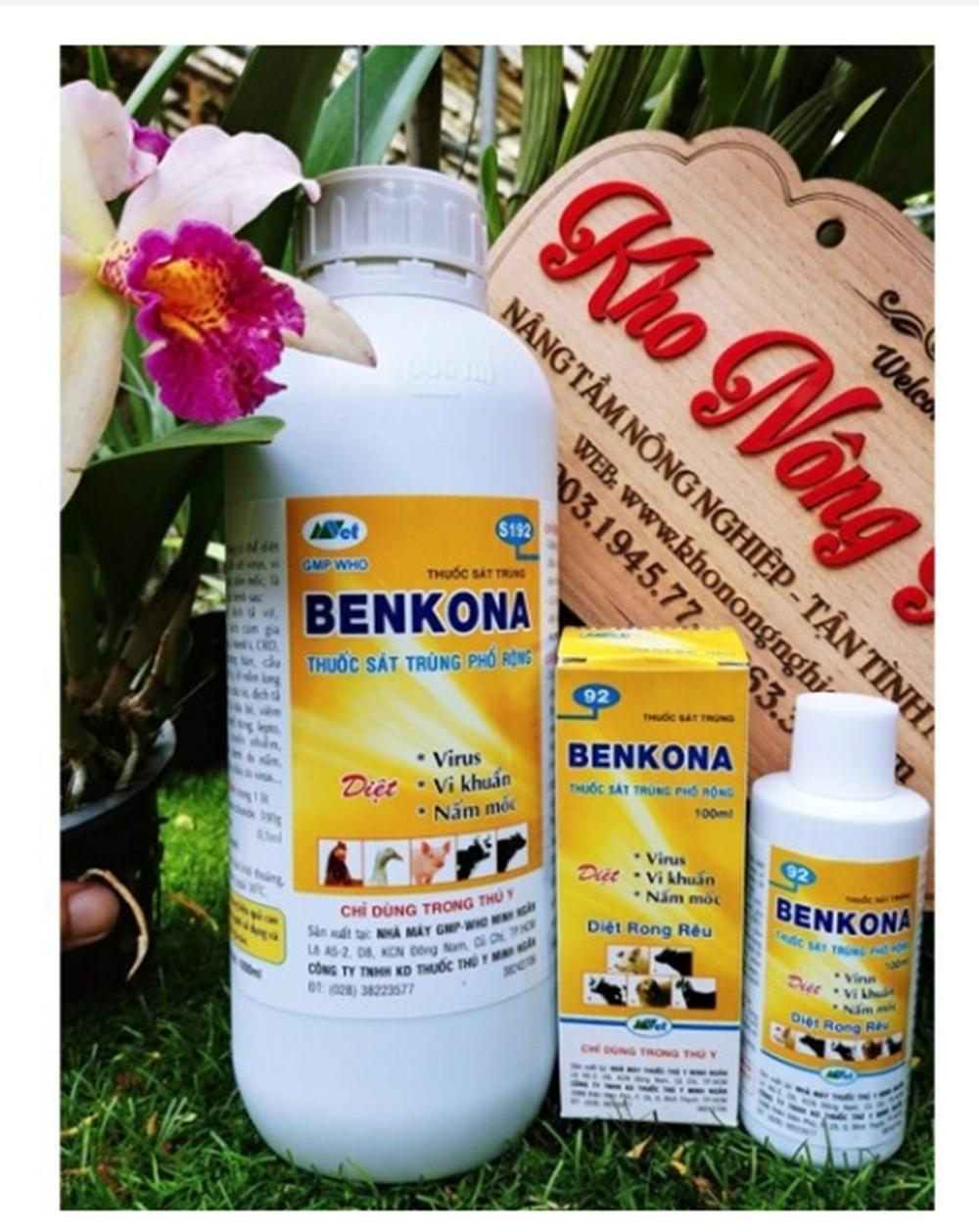 Khử trùng, diệt khuẩn, nấm mốc Benkona - Hàng chuẩn