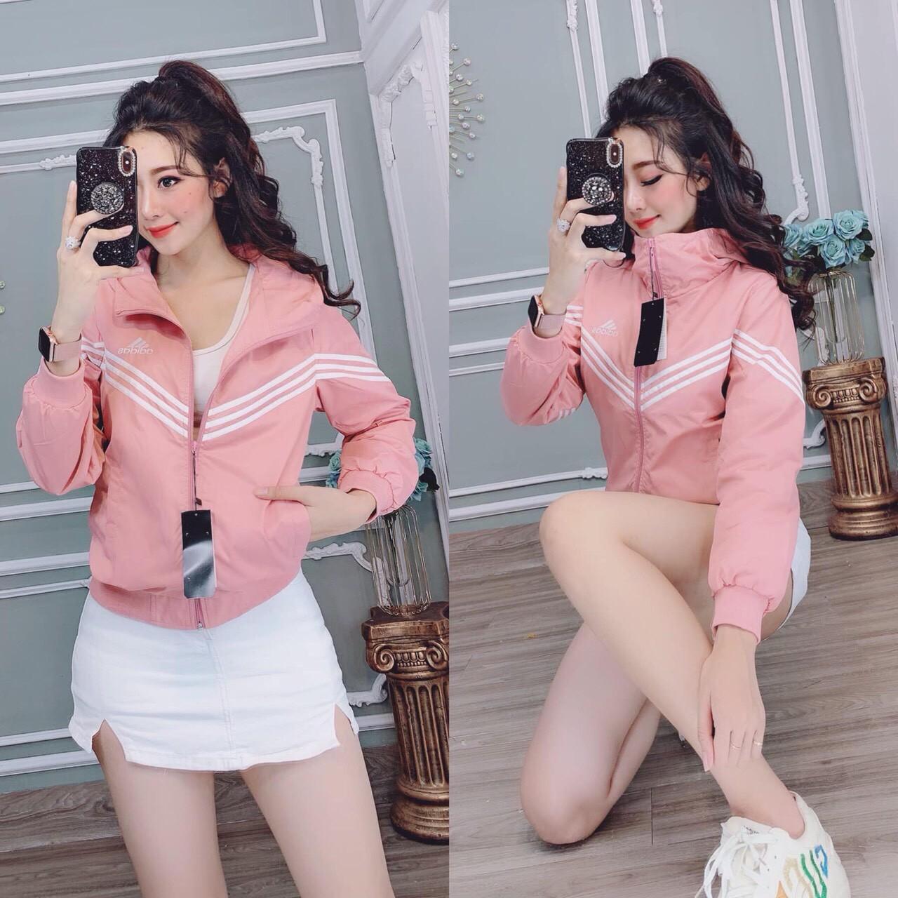 [HCM]Áo khoác dù nữ có cón thời trang