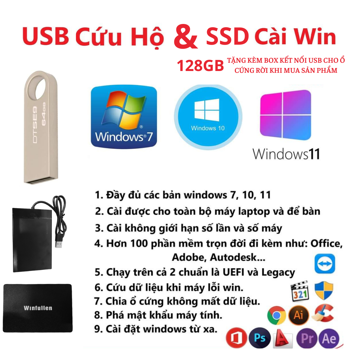 Ổ cứng SSD DSS 128GB 256GB Sata III