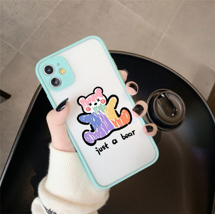 Ốp Lưng Nhám Chống Sock Va Đập Bảo Vệ Camera Just a Bear