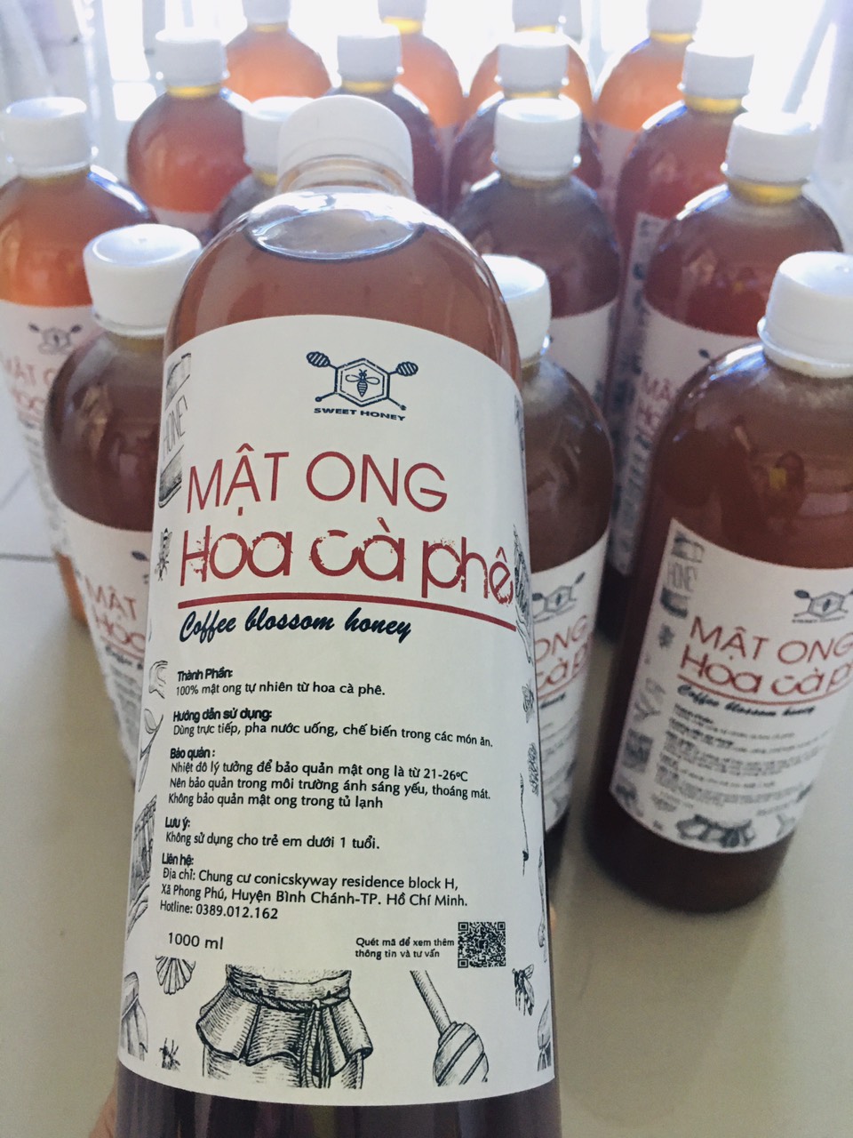 [NGUYÊN CHẤT 100%] Mật Ong Hoa Cà Phê Đaklak "SWEET HONEY"