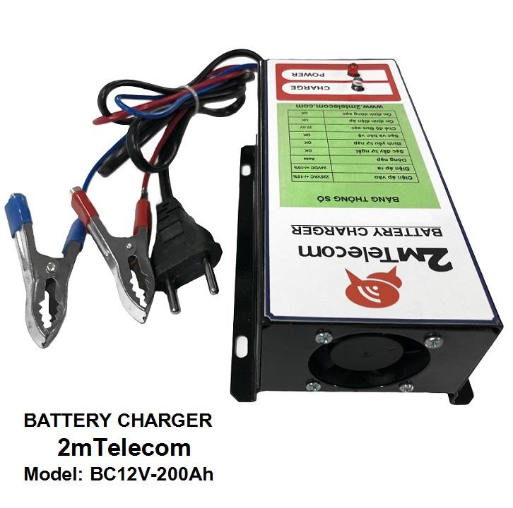 Máy nạp ắc quy 2mTelecom  BC-12V-200Ah