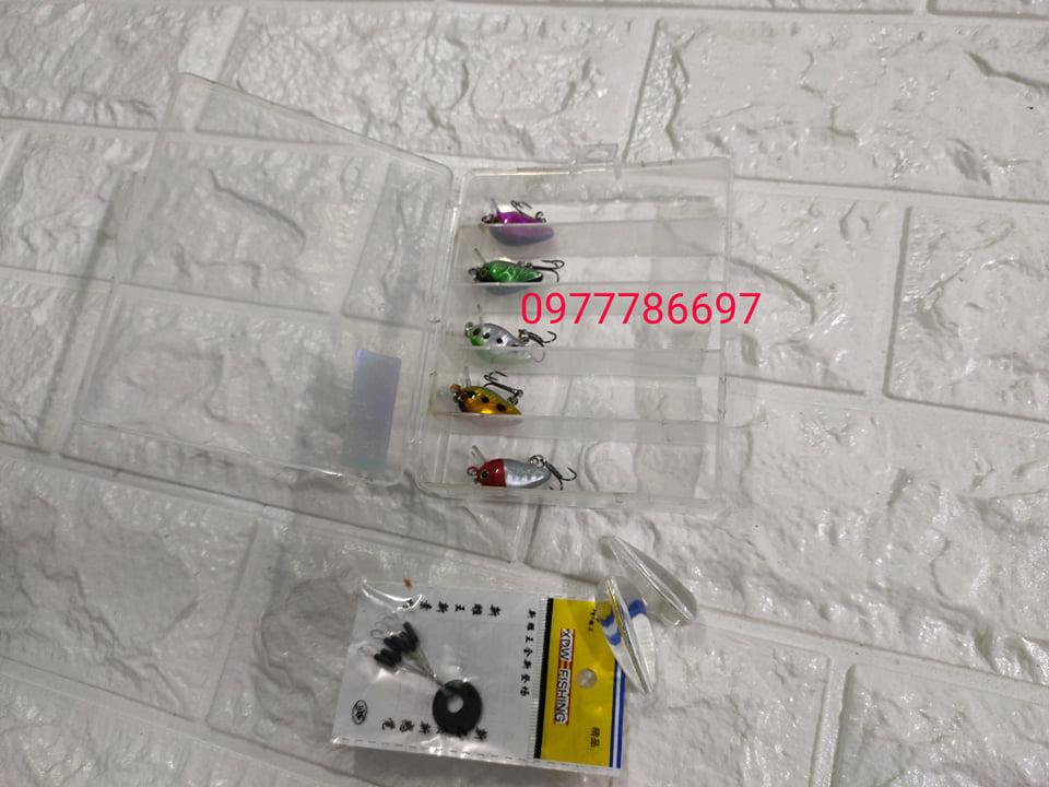 mồi ruồi lure rô phi kèm 2 phao trợ lực