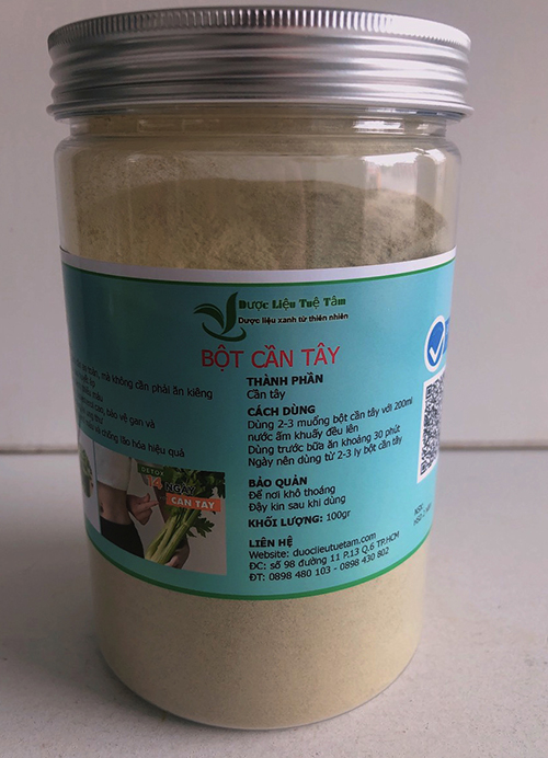 Bột cần tây nguyên chất sấy lạnh (200gr)