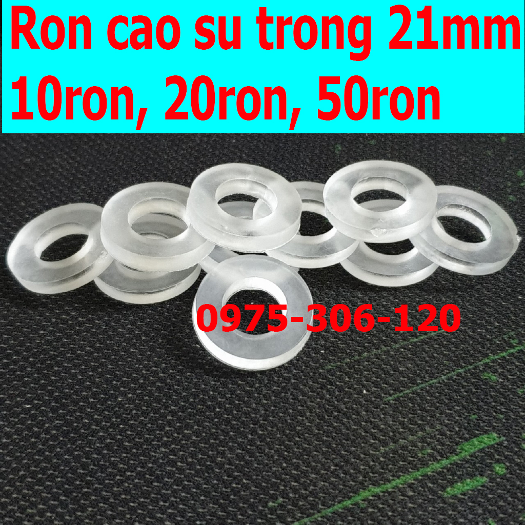 Combo 20 50 ron gioăng nhựa 21mm dùng cho dây sen tắm và dây xịt vệ sinh, dây cấp nước, loại này rất tốt, bóng, không bị mủn mủn như loại rẻ