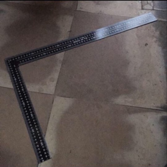 Thước ke vuông đen 60 cm