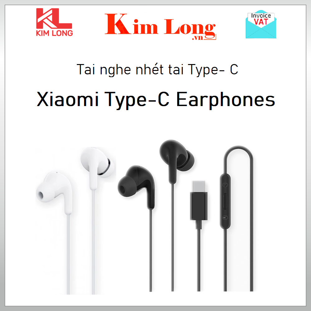Tai nghe Xiaomi Type-C Earphones - Hàng chính hãng