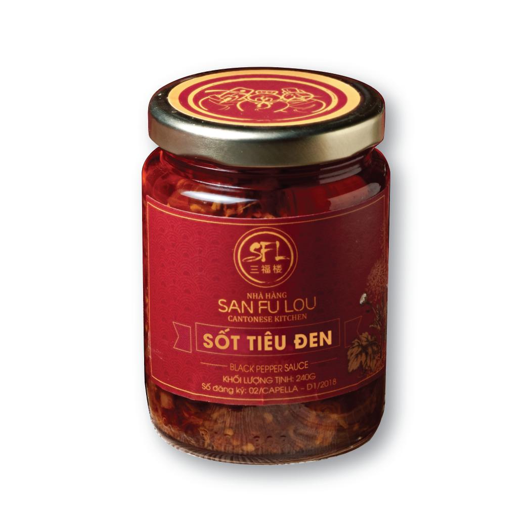 [San Fu Lou] Sốt Tiêu Đen (240gr)