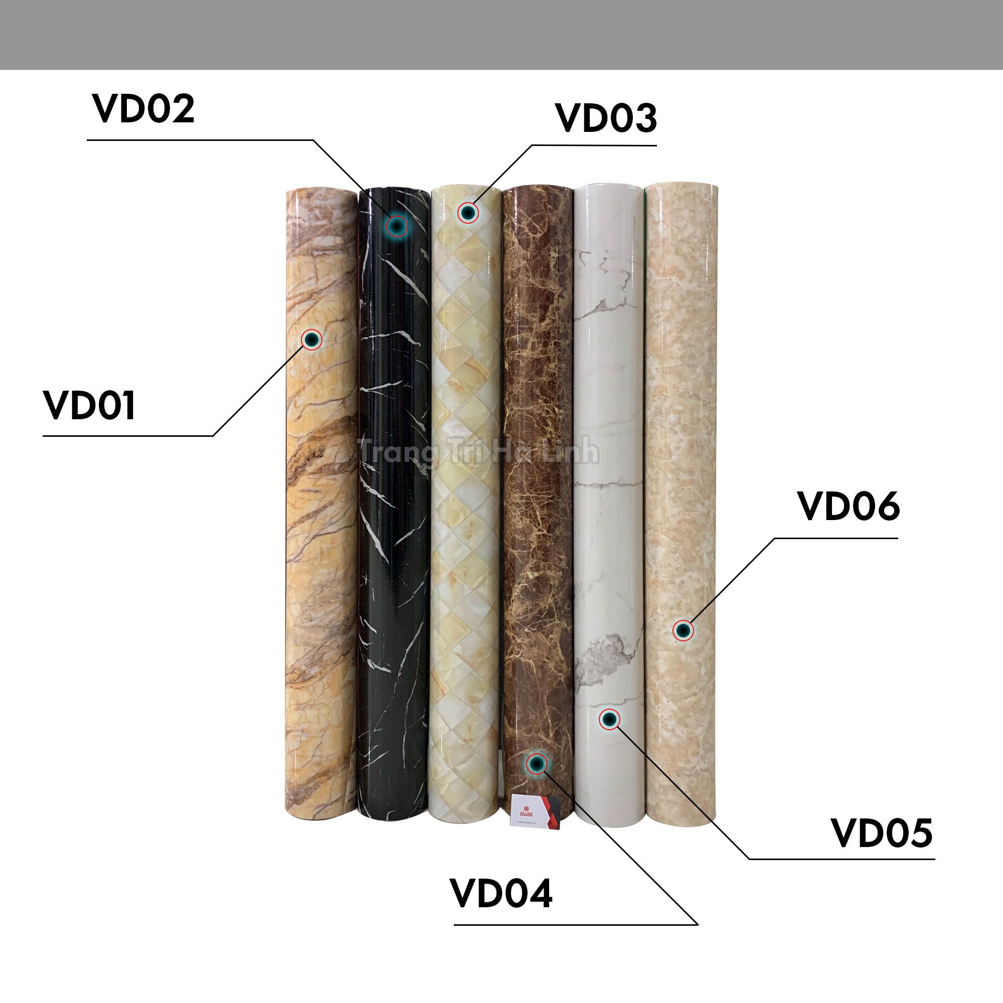 Giấy dán tường vân đá sang trọng dán nhà tắm, decal dán tường giả đá nhiều mẫu chống nước, dầu mỡ 1.2mx0.5m