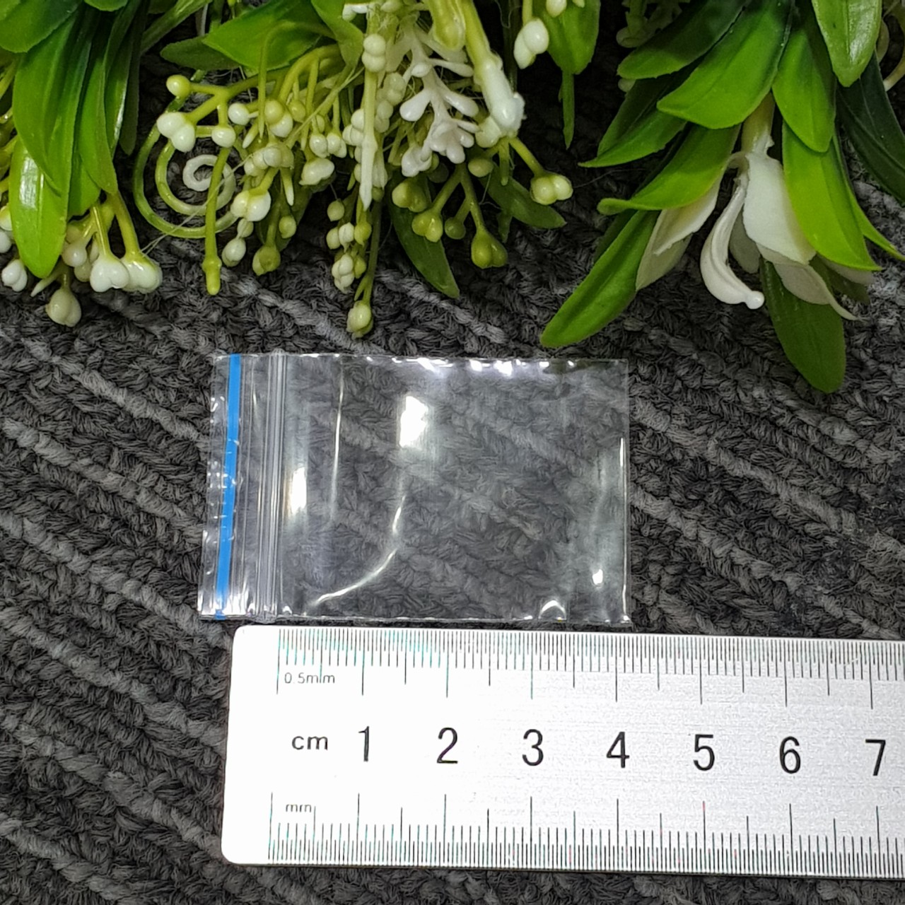[HCM]túi zip mini  chỉ xanh số  4 (35x4cm) - 30k / 1 bịch 100c