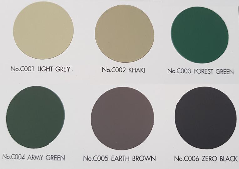 [HCM]Sơn màu lính( Camouflage) Bosny( Forest green)