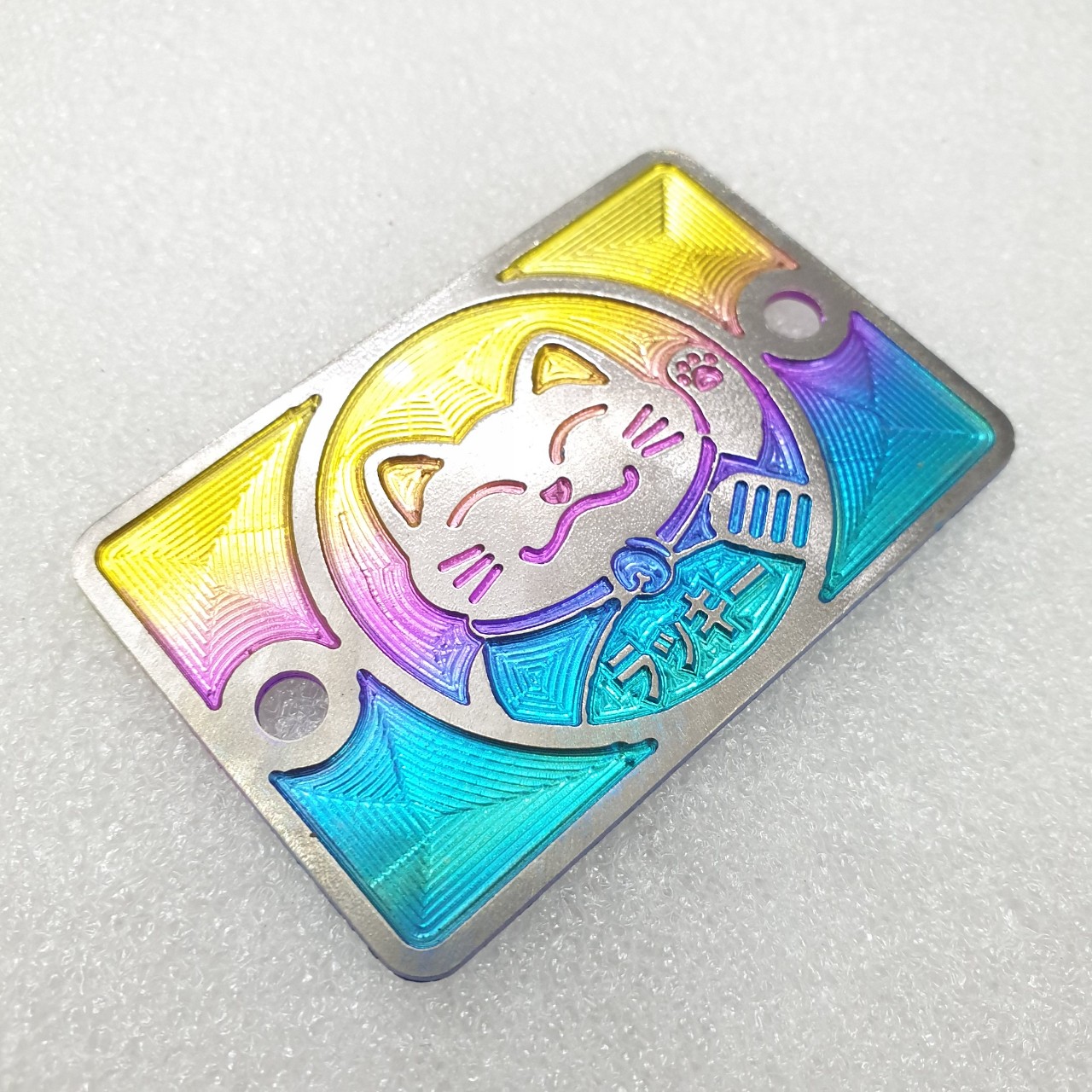 Tem titanium 3d dán nắp dầu sonic