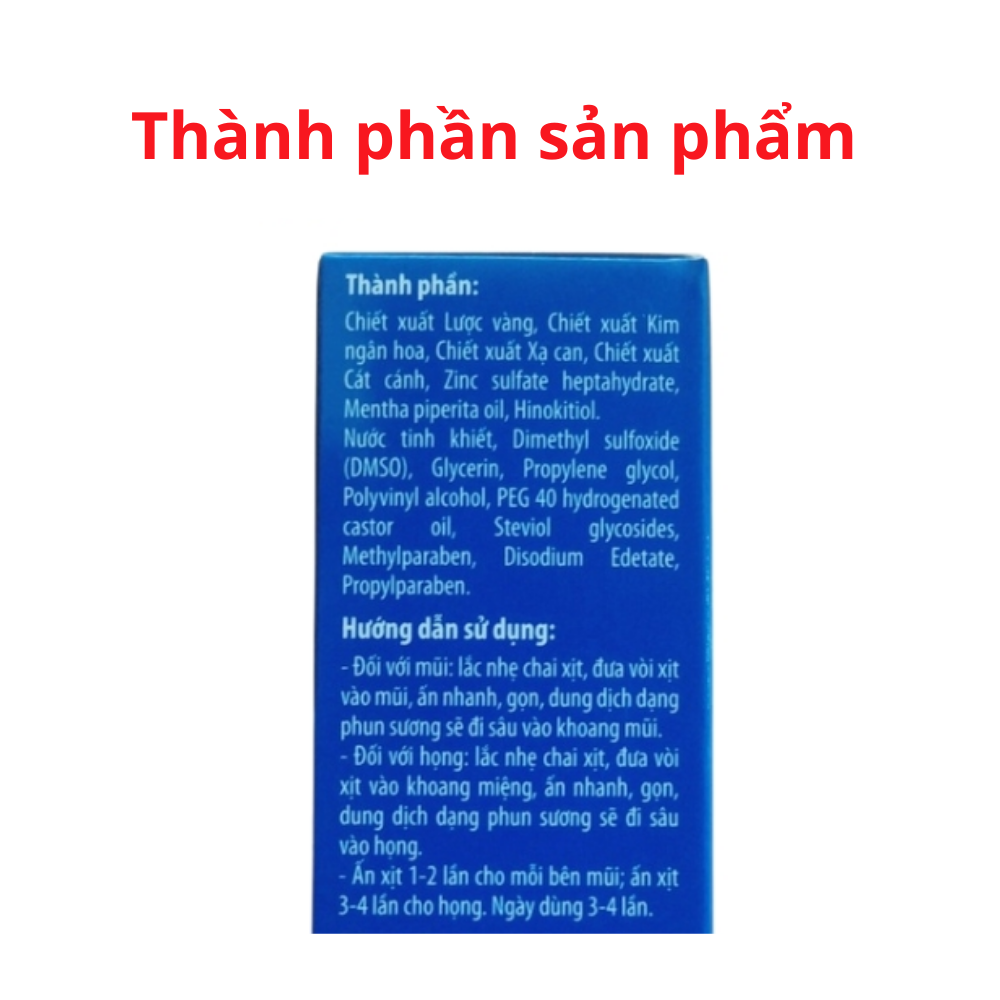 Xịt mũi họng Khiết Thanh 30ml
