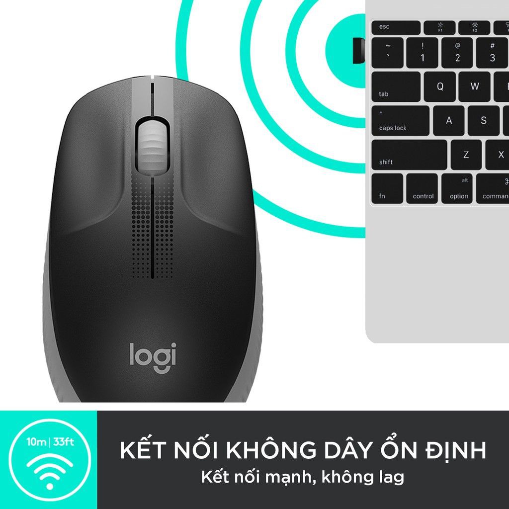 [HCM]Chuột không dây Logitech M191 Chính hãng