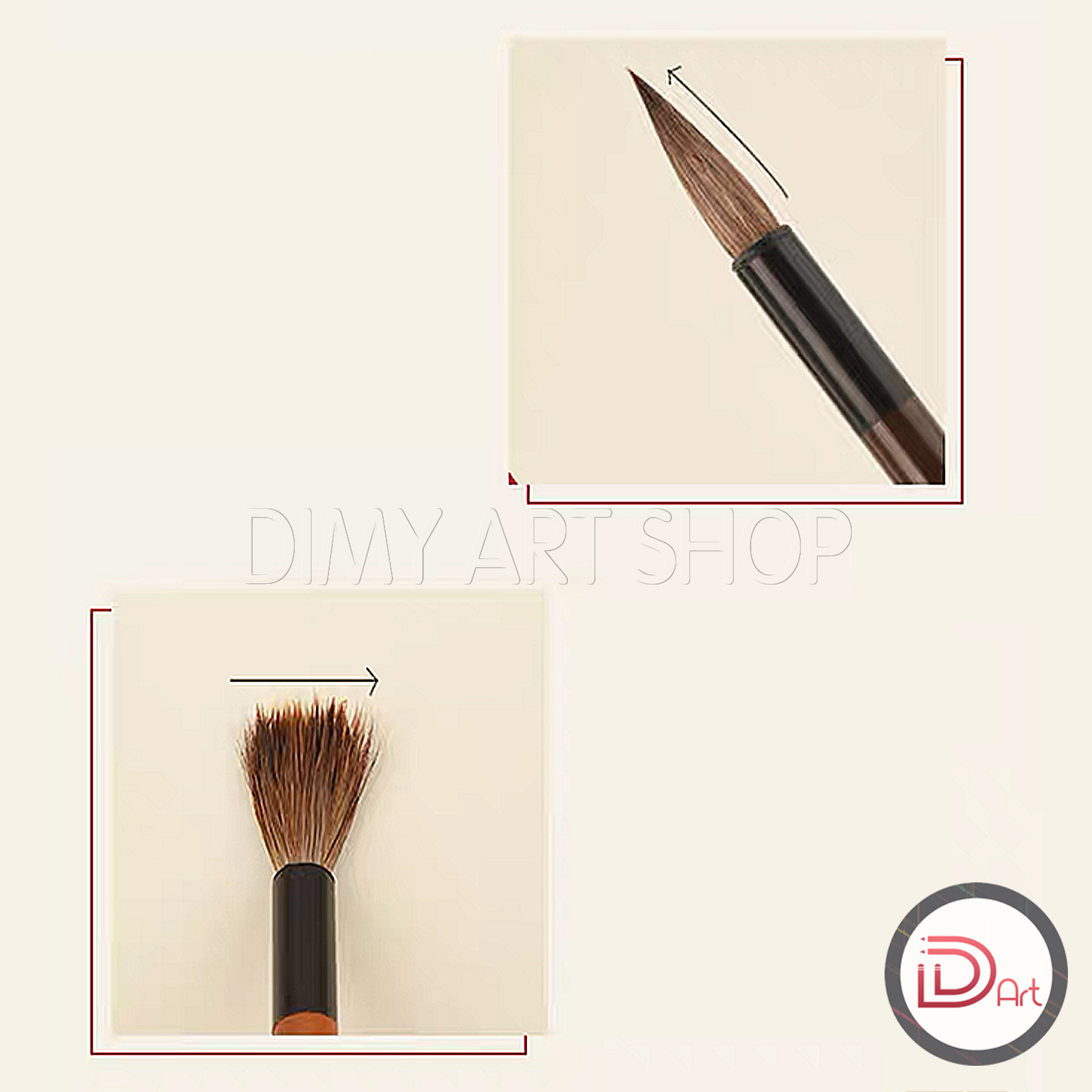 [DIMY ART] BỘ CỌ VẼ THƯ PHÁP MARIE'S