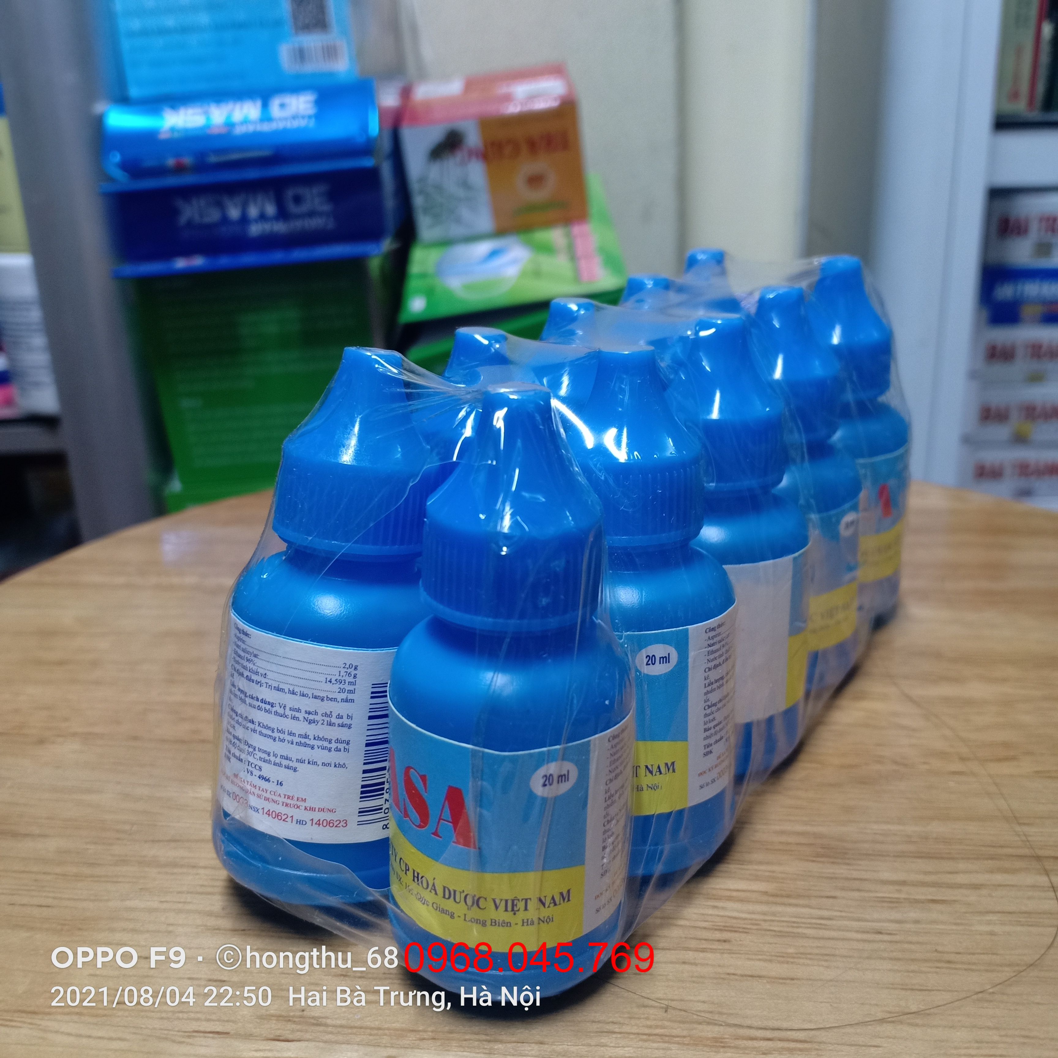 Cồn hắc lào lang ben ASA 10ml/20ml...