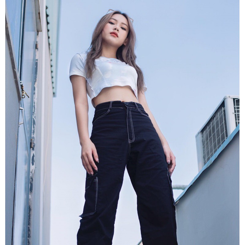 Áo Croptop Tie-dye PRADIES Skies