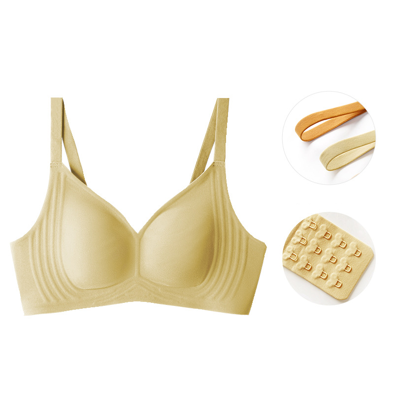 FallSweet Seamless Girls Bra Push Up Soft Yoga Bra Traceless Anti