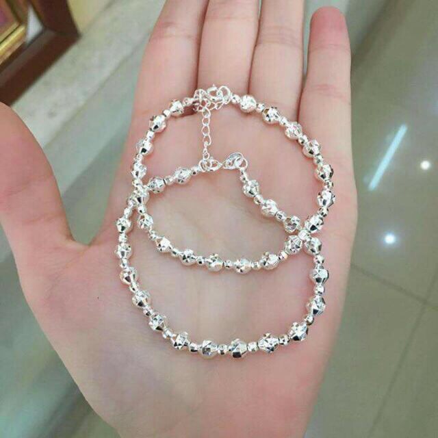 LẮC TAY BI THJ BẠC TA PHAY SÁNG ĐẸP