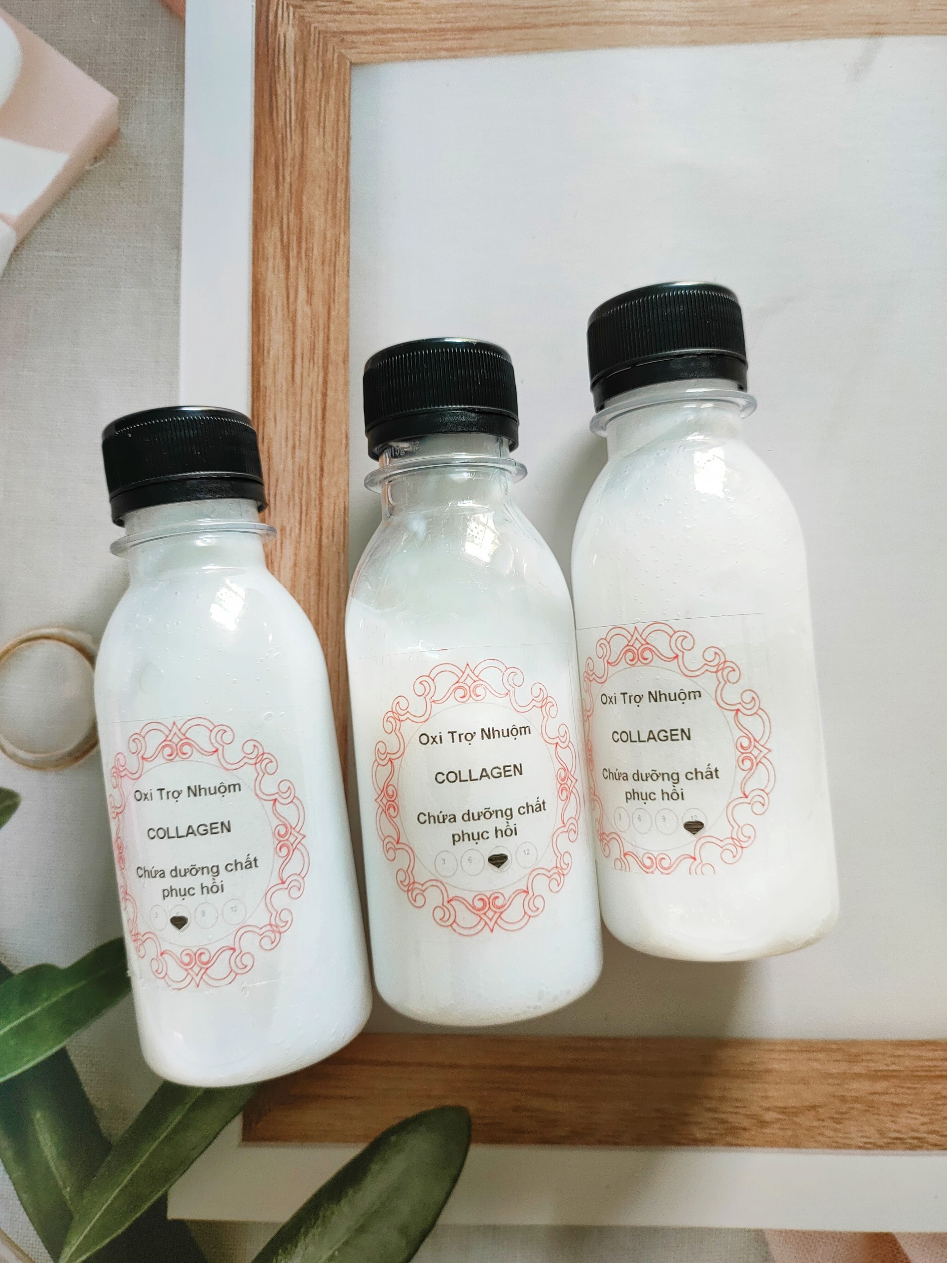 Thuốc nhuộm tóc màu Rêu Đá (kèm oxi và găng tay)