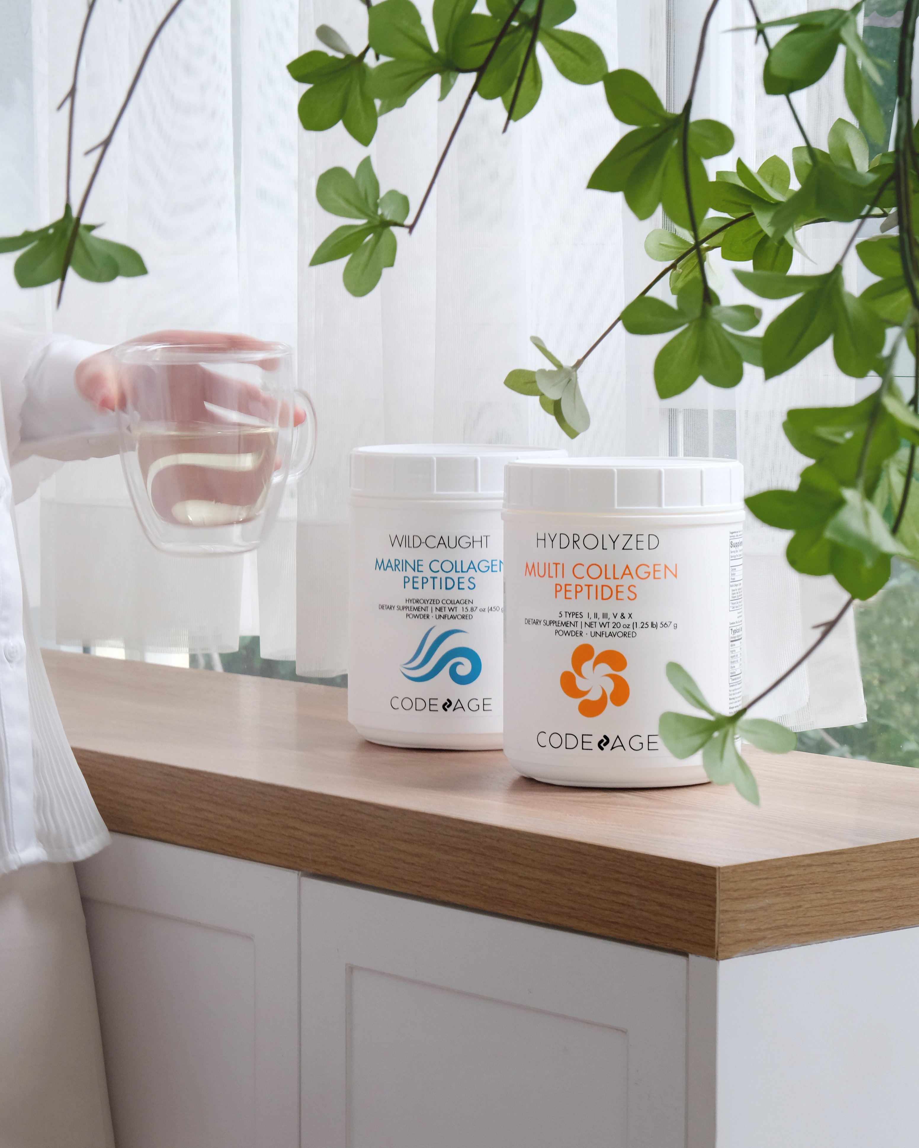 Bột Collagen thủy phân tổng hợp Codeage Hydrolyzed multi collagen 567g MaCi