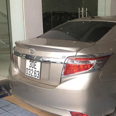 Đuôi gió liền cốp xe toyota vios 2014- 2015 2016 2017 hàng mộc chưa sơn, dày đẹp