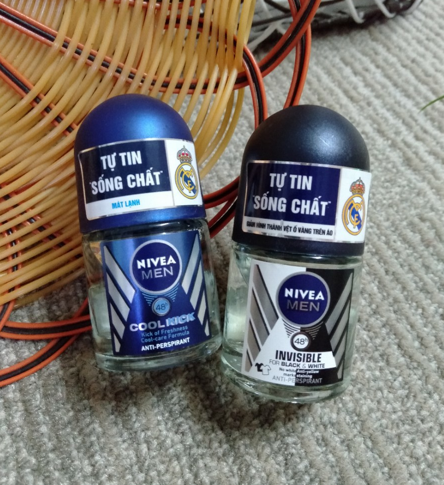 Lăn khử mùi Nivea Men chai 12ml