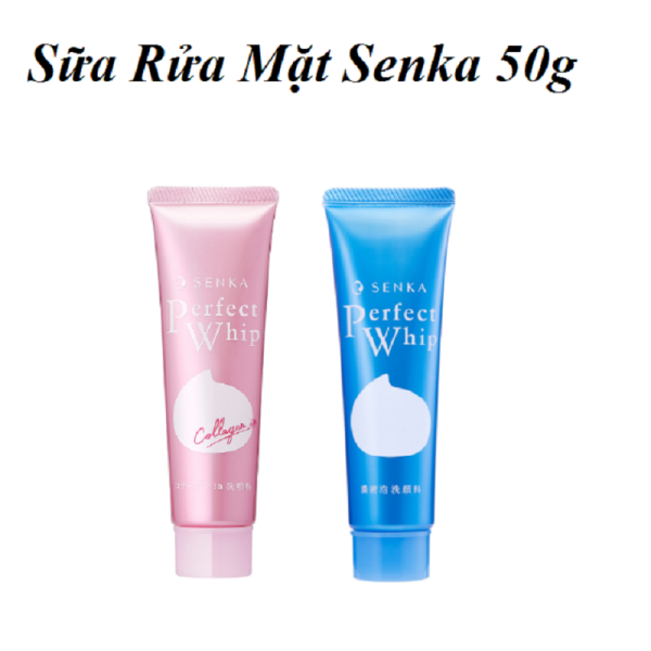 Sữa rửa mặt Senka Perfect Whip 50g cho 1 làn da không tỳ vết - Mẫu mới nhập khẩu