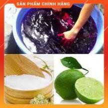 Tẩy mốc ,Tẩy trắng Quần áo (Combo Thuốc tẩy tím + bột chanh)