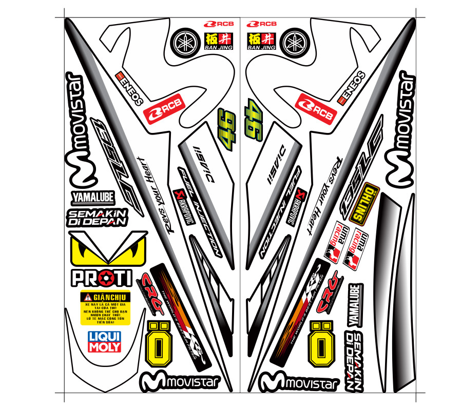 Tem exciter 135 movistar lc tặng mắt cú