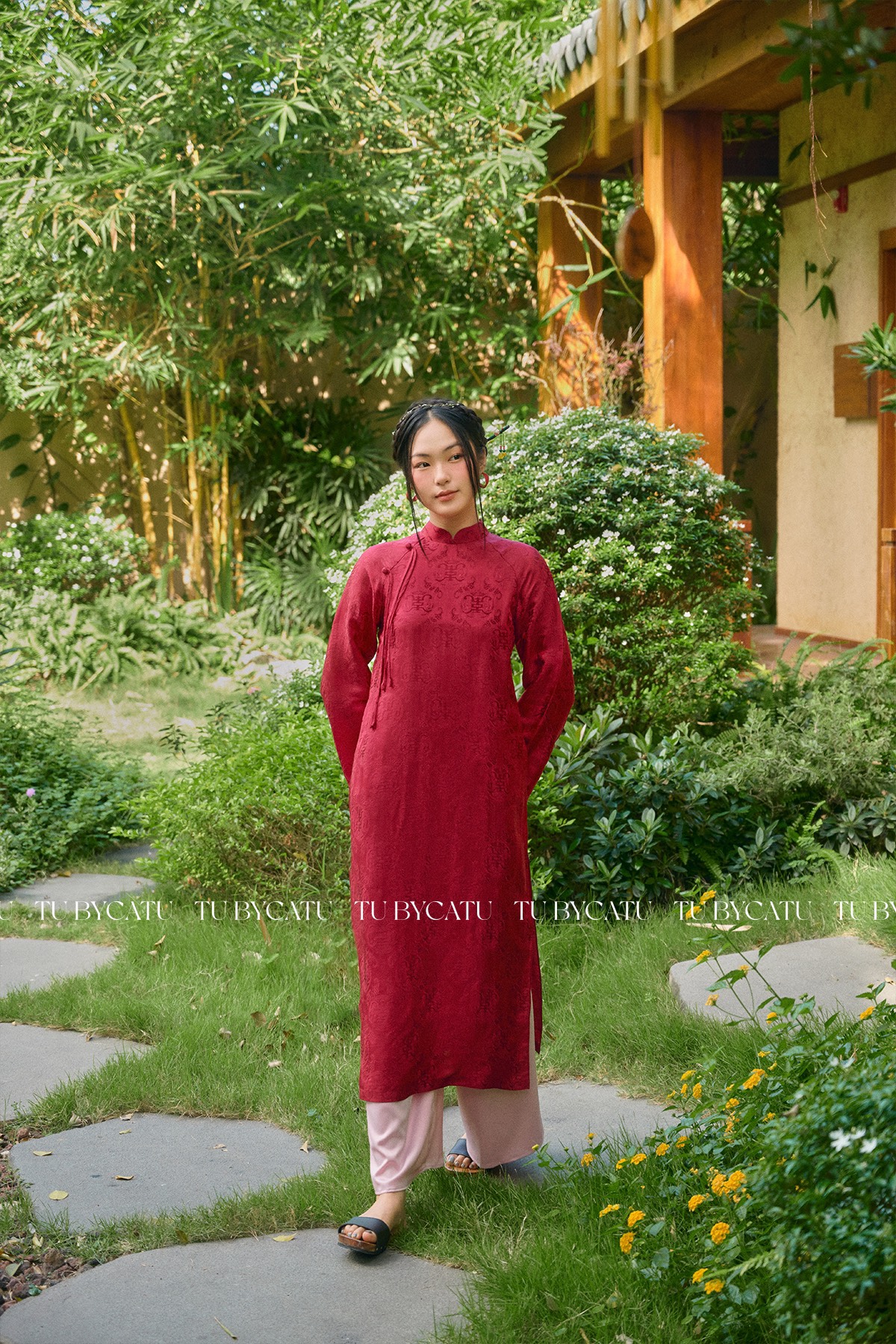 TUBYCATU | Áo dài Diên Thọ (KHÔNG KÈM QUẦN)