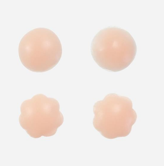 Set 2 miếng dán nâng ngực che đầu ti silicon siêu dính, siêu mỏng