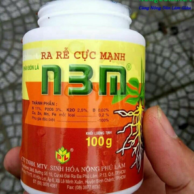 [HCM]Thuốc Ra Rễ Cực Mạnh N3M Hủ 100G