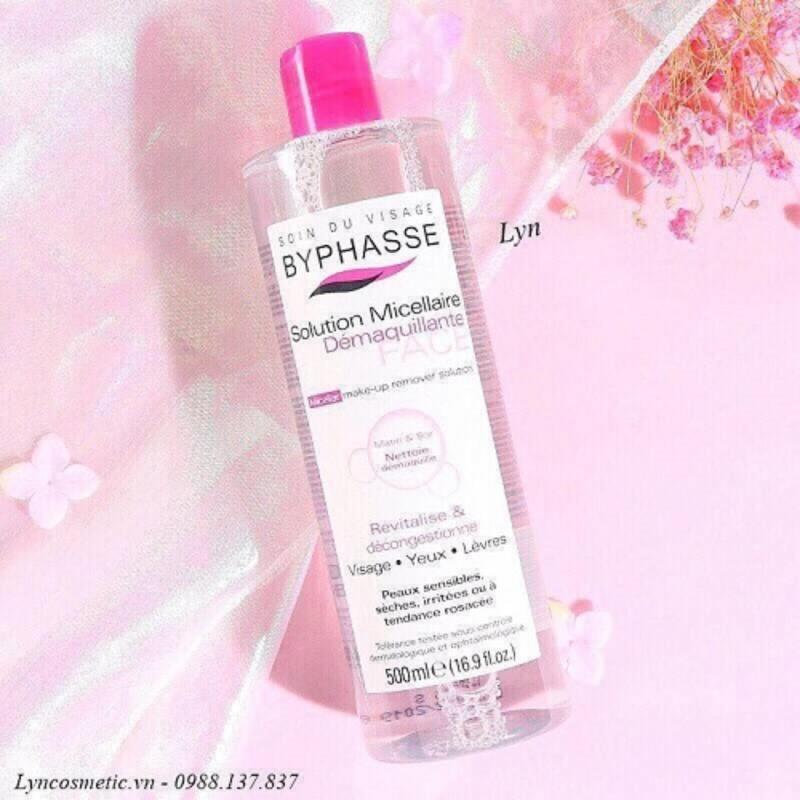 Nước tẩy trang Byphasse Micellar Make-up Remover Solution_ 500ml cao cấp