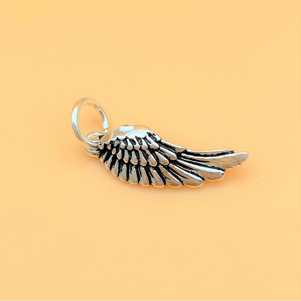Charm móc treo cánh thiên thần bạc thái - charm bạc 925 - mã ca191