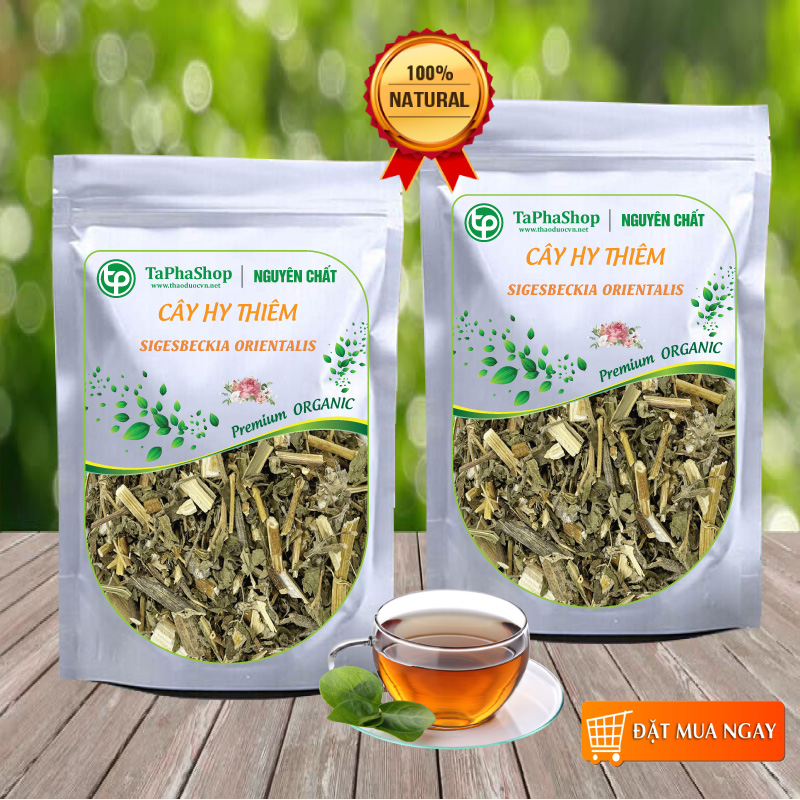 Cây hy thiêm (hy thiêm thảo) khô 1kg - Thảo Dược Tấn Phát
