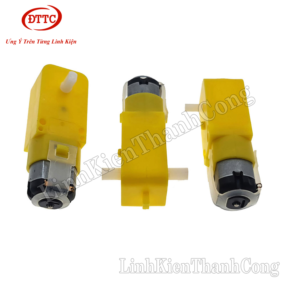 Động cơ giảm tốc tt130 3v-9v trục kép