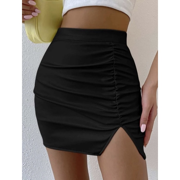 [ SIZE LỚN BIGSIZE 55Kg-100Kg ] CHÂN VÁY NHÚN XẺ ĐÙI