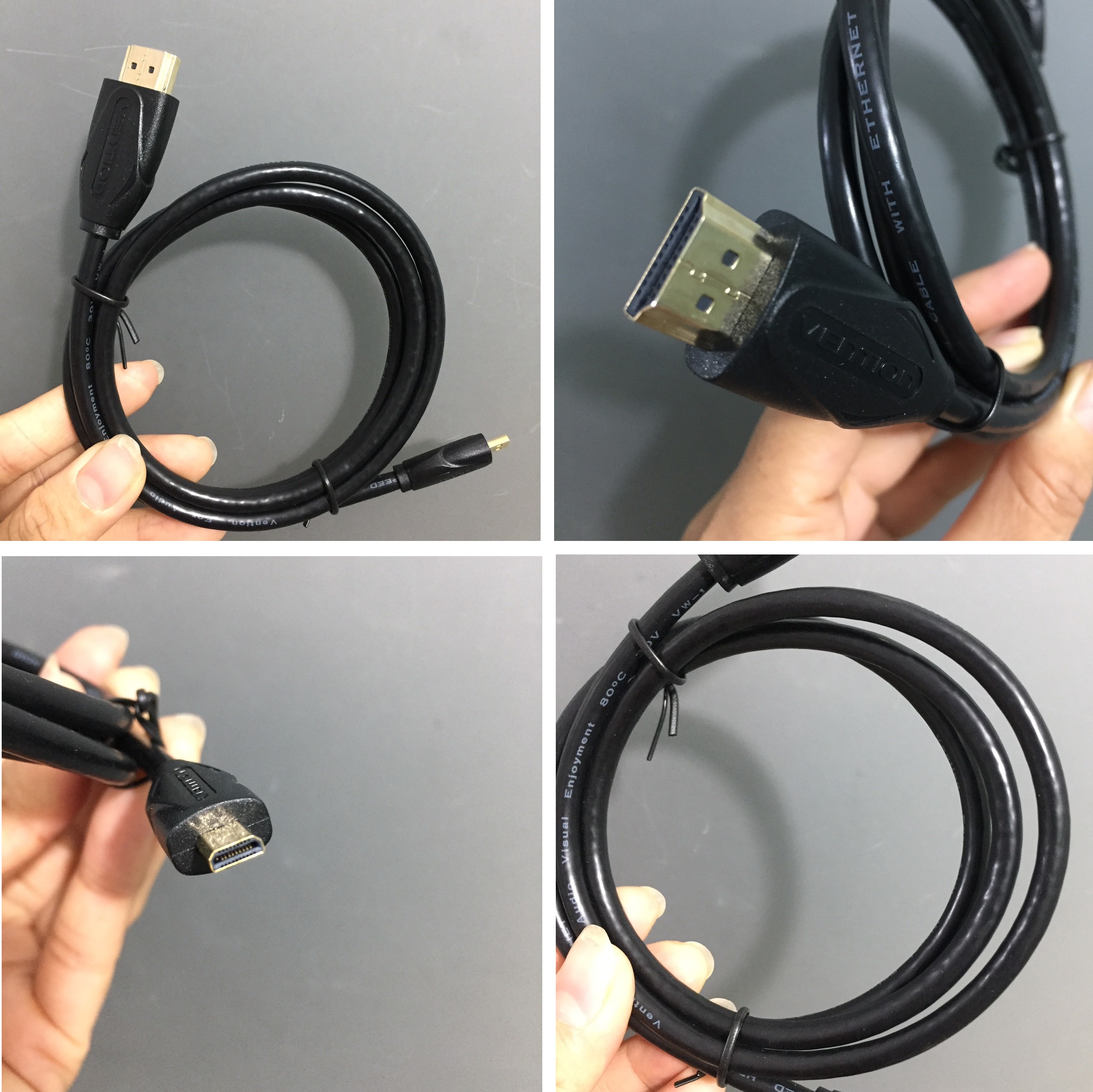 [Micro HDMI ra HDMI] Cáp micro HDMI Vention VAA-D03 / AITB0