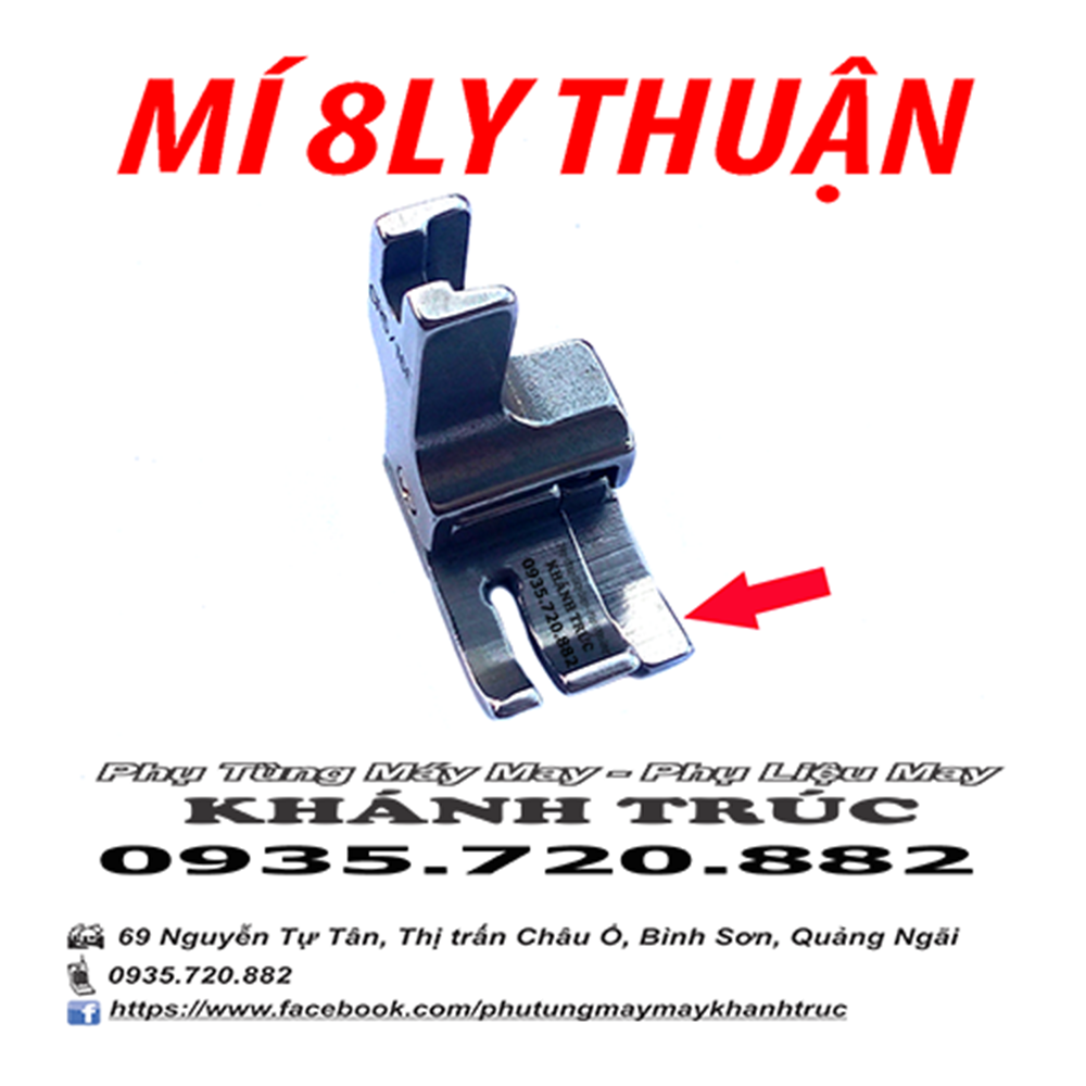 Chân vịt mí 8ly máy may công nghiệp 1kim