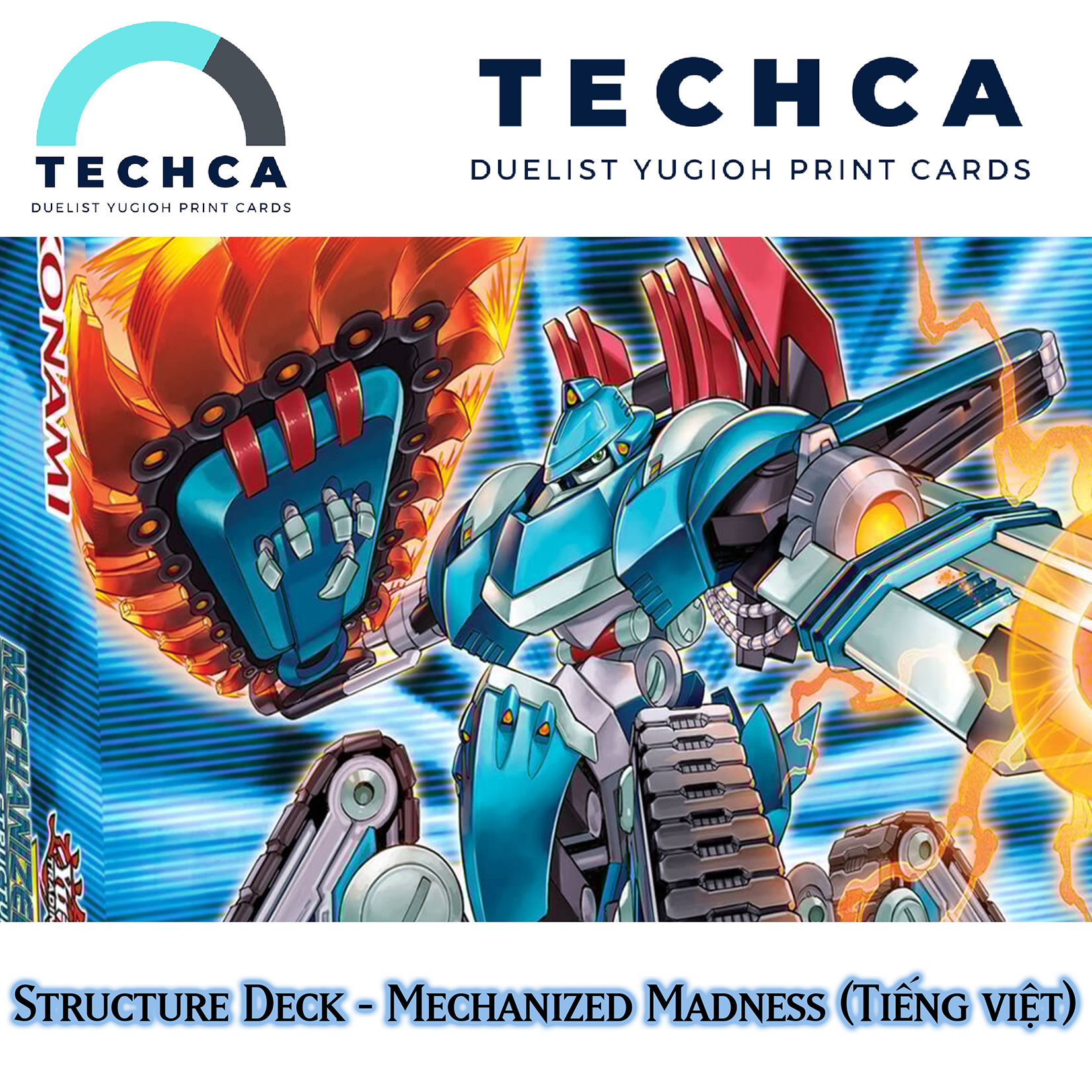 [Bài In Tiếng Việt] Bộ bài Yugioh - Structure Deck - Mechanized Madness Deck